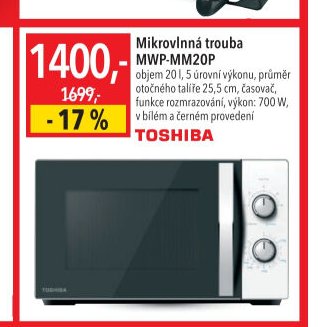 Mikrovlnná trouba MWP-MM20P