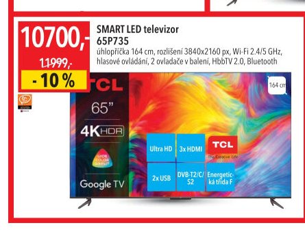 SMART LED televizor 65P735