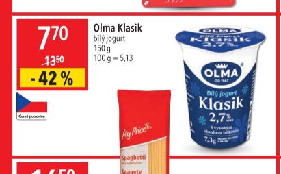 Olma Klasik bílý jogurt