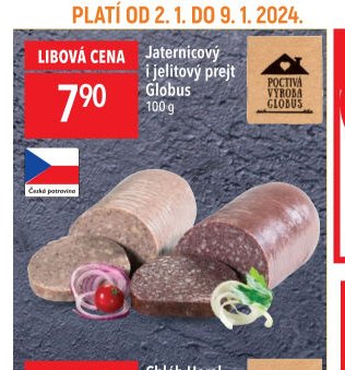 Jaternicový i jelitový prejt Globus