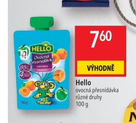 Hello ovocná přesnídávka