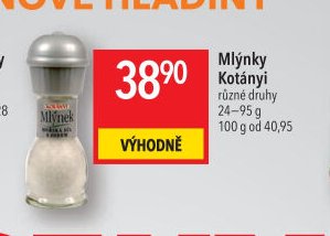 Mlýnky Kotányi