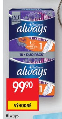 Always ultra hygienické vložky