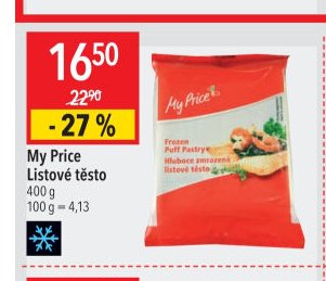 My Price Listové těsto