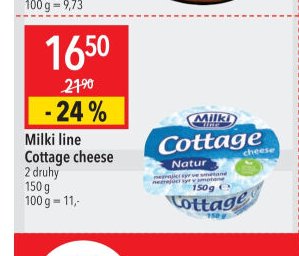 Milki line Cottage cheese