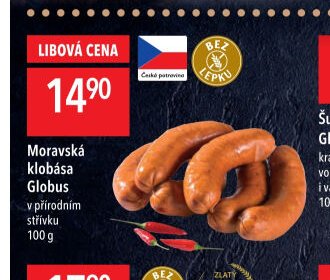 Moravská klobása Globus