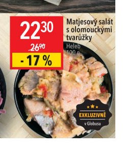 Matjesový salát s olomouckými tvarůžky Heleb
