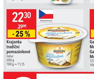 Krajanka tradiční pomazánkové natur