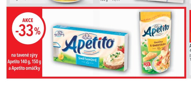 Apetito (tavené sýry a omáčky)