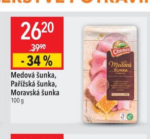 Medová šunka, Pařížská šunka, Moravská šunka