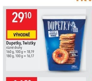 Dupetky, Twistky