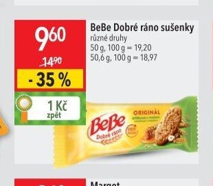 BeBe Dobré ráno sušenky
