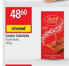 Lindor čokoláda