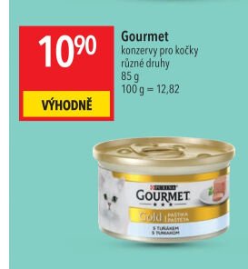 Gourmet konzervy pro kočky
