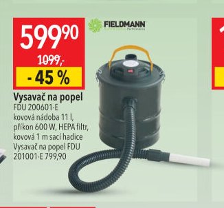 Vysavač na popel FDU 200601-E
