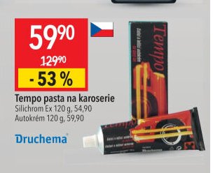 Tempo pasta na karoserie