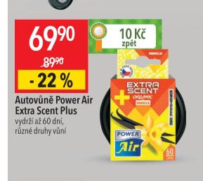 Autovůně Power Air Extra Scent Plus