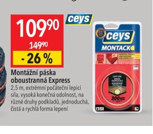 Montážní páska oboustranná Express