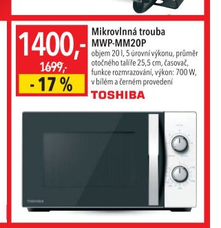 Mikrovlnná trouba MWP-MM20P