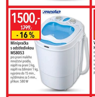 Minipračka s odstředivkou MS8053