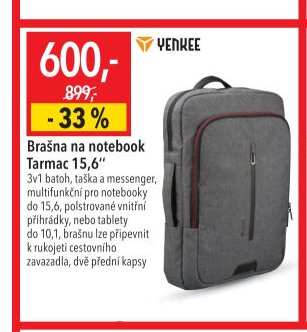 Brašna na notebook Tarmac 15,6
