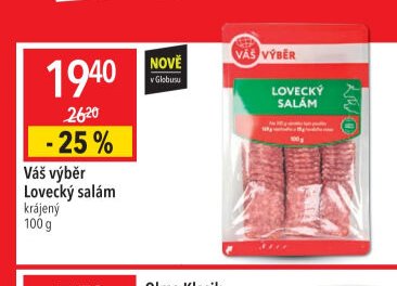 Váš výběr Lovecký salám