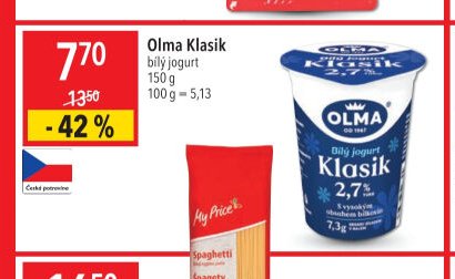 Olma Klasik bílý jogurt