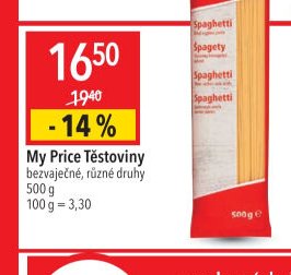 My Price Těstoviny