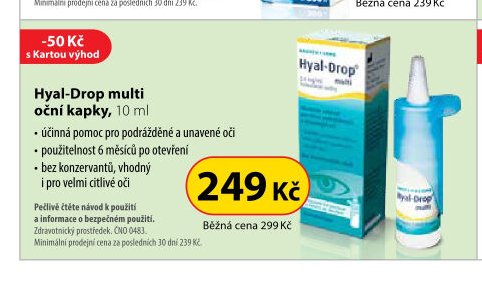 Hyal-Drop multi oční kapky, 10 ml