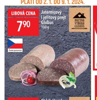 Jaternicový i jelitový prejt Globus
