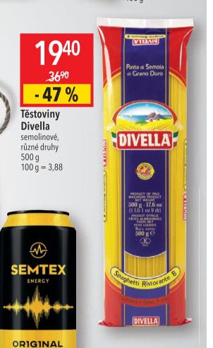 Těstoviny Divella