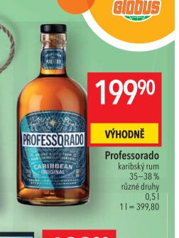 Professorado karibský rum