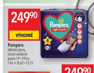 Pampers dětské pleny