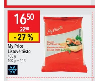 My Price Listové těsto