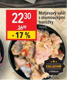 Matjesový salát s olomouckými tvarůžky