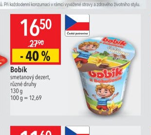 Bobík smetanový dezert