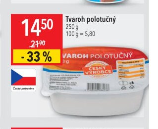 Tvaroh polotučný