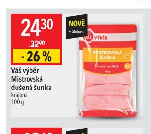 Váš výběr Mistrovská dušená šunka 100 g