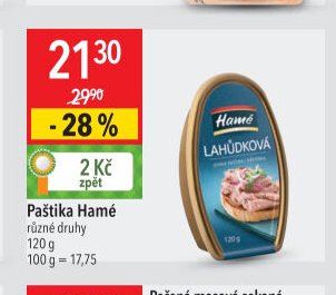 Paštika Hamé 120 g