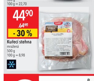 Kuřecí stehna mražená 500 g