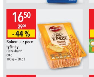 Bohemia z pece tyčinky