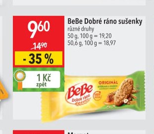 BeBe Dobré ráno sušenky
