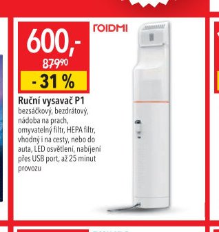 Ruční vysavač P1