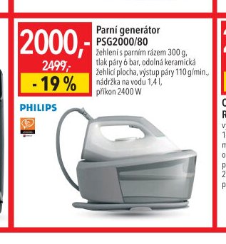 Parní generátor PSG2000/80