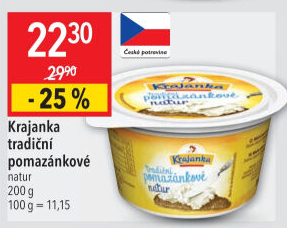 Tradiční pomazánkové Krajanka