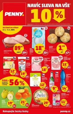 akční leták Penny Market 2.1.2024-3.1.2024