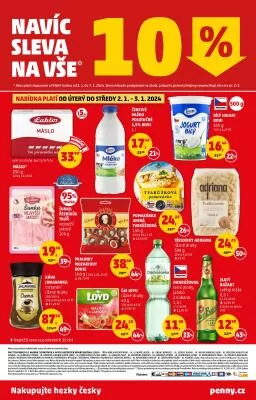 akční leták Penny Market 2.1.2024-3.1.2024