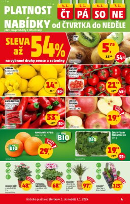 akční leták Penny Market 4.1.2024-10.1.2024