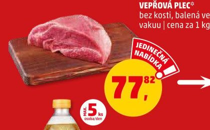 VEPŘOVÁ PLEC bez kosti