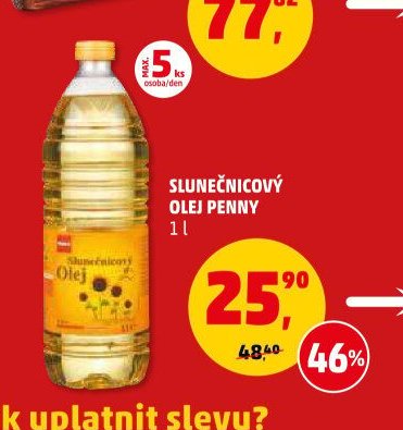 SLUNEČNICOVÝ OLEJ PENNY